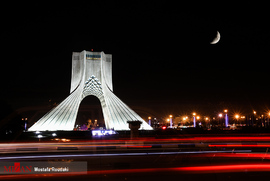 تک عکس/ شب های رنگی تهران