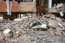 خسارت زلزله در مسکن مهر سر پل ذهاب