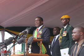 سخنرانی رییس جمهور زیمباوه