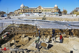 کاوش‌های باستان‌شناسی در میدان امام خمینی(ره) همدان