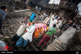 سوزاندن مردگان در هند