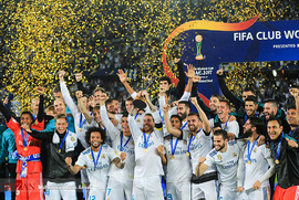 جشن قهرمانی رئال مادرید در جام باشگاه های جهان
