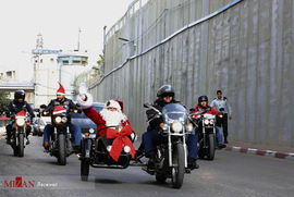 جشن کریسمس در فلسطین