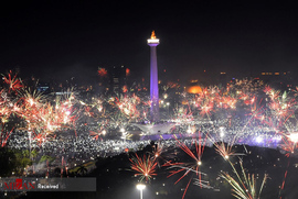 جشن سال نو میلادی در نقاط مختلف جهان