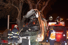 تصادف اتوبوس در ترکیه