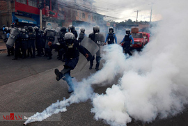 درگیری معترضان نتایج انتخابات هندوراس با پلیس