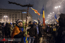 تظاهرات ضد دولتی در رومانی