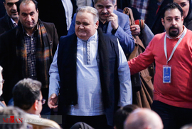 اکبر عبدی ، در افتتاحیه سی و ششمین جشنواره فیلم فجر