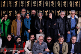 عوامل فیلم (سرو زیر آب ) در ششمین روز جشنواره فیلم فجر۹۶ 