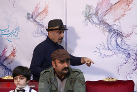 رضا عطاران و مهران احمدی در نشست خبری فیلم مصادره