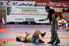 رقابت های کشتی آزاد جام بین المللی تختی در تبریز