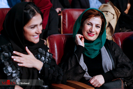 لیلی رشیدی در مراسم اختتامیه جشنواره فیلم فجر96 