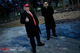 بدل های ترامپ و کیم جونگ اون رهبران آمریکا و کره شمالی در پیونگ چانگ