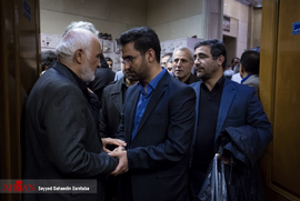 محمدجواد آذری جهرمی وزیر ارتباطات در مراسم ختم فرزند احمد توکلی