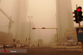 توفان شن در کویت