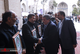 محسن هاشمی در مراسم ختم شهدای حافظ امنیت ناجا