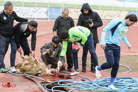 تمرین تیم استقلال قبل از دربی