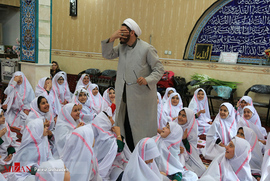 مراسم جشن تکلیف دختران دانش آموزان در اهر