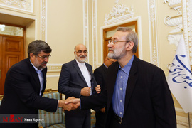 دیدار مسئولین قضایی با رئیس مجلس شورای اسلامی