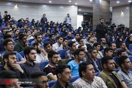 دیدار دانشجویی معاون اول قوه قضاییه با دانشجویان دانشگاه علوم پزشکی مشهد