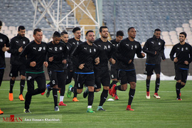آخرین تمرین تیم فوتبال السد قطر  پیش از دیدار با پرسپولیس
