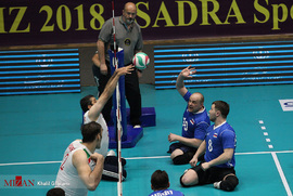 دیدار تیم های والیبال نشسته ایران و روسیه