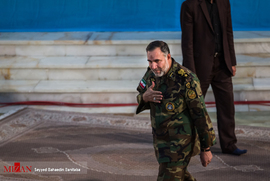 امیر کیومرث حیدری فرمانده نیروی زمینی ارتش در مراسم بیست و نهمین سالگرد ارتحال امام خمینی (ره)