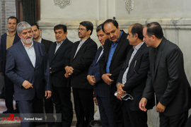 مراسم اولین سالگرد شهدای حادثه تروریستی مجلس شورای اسلامی