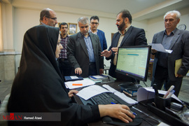 بازدید رئیس کل محاکم عمومی و انقلاب تهران از مجتمع قضایی ویژه نیابت