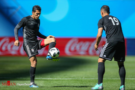 تمرین تیم ملی ایران پیش از بازی با مراکش