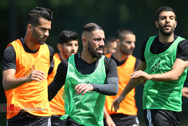 جام جهانی 2018 - تمرین تیم ملی ایران قبل از بازی با پرتغال