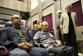 علی نصیریان و مازیار میری در نشست خبری بیستمین جشن خانه سینما