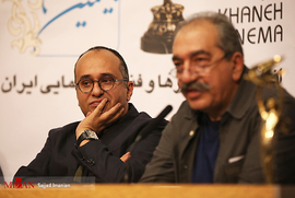 تورج منصوری و مازیار میری در نشست خبری بیستمین جشن خانه سینما