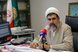 حجت الاسلام و المسلمین غضنفرآبادی رئیس دادگاه‌های انقلاب اسلامی تهران  

