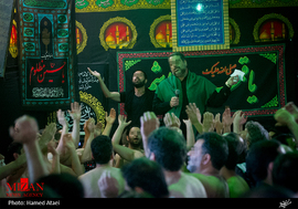 مراسم عزاداری روز تاسوعا در زندان اوین