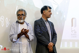 محمدرضا باهنر و بهروز افخمی در هفدهمین جشن مدیران تولید سینمای ایران