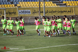 تمرین  تیم فوتبال پرسپولیس در تهران