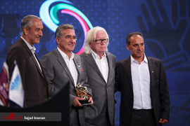 وینفرد شفر و برانکو ایوانکوویچ در مراسم برترین های لیگ هفدهم فوتبال