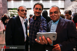 مسعود فروتن و همایون ارشادی در بیستمین جشن سینمای ایران