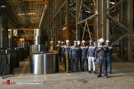جشن دستیابی به تولید ۴۰ هزار تن ظرفیت نامی شرکت فولاد غرب آسیا