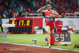 بازی‌های آسیایی اندونزی ۲۰۱۸ - قهرمانی حسین کیهانی در دوی ۳۰۰۰ متر