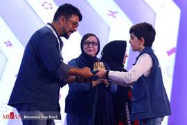 مریم سعادت و امیرحسین صدیق در اختتامیه جشنواره فیلم‌های کودک و نوجوان - اصفهان