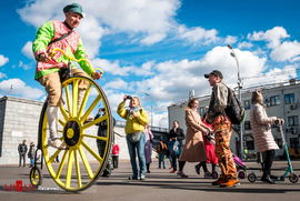جشنواره سالانه دوچرخه سواری در مسکو