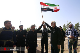 زائران اربعین حسینی (ع) در مرز مهران