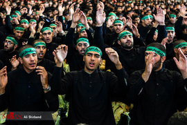 مراسم عزاداری ۲۸ صفر نیرو‌های مسلح در مصلای تهران