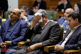 مراسم ادای سوگند حناچی شهردار جدید تهران