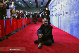 جواد رضویان ، کارگردان، در فرش قرمز فیلم سینمایی زهرمار