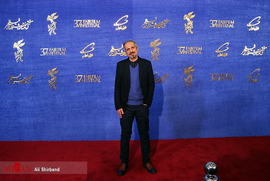 جواد رضویان ، کارگردان، در فرش قرمز فیلم سینمایی زهرمار