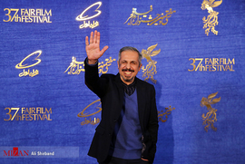جواد رضویان ، کارگردان، در فرش قرمز فیلم سینمایی زهرمار
