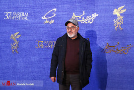 فرید سجادی حسینی، بازیگر، در فرش قرمز فیلم سینمایی خون خدا